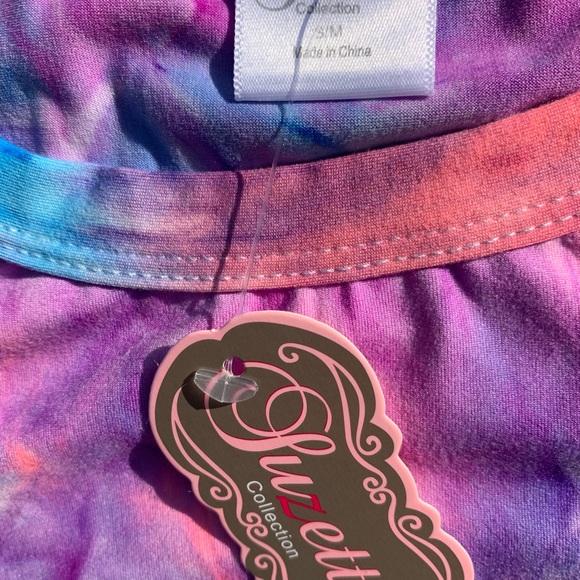 Neon Tie-dye crop top - Picture 2 of 7